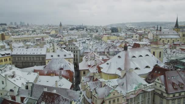 Panoramisch Uitzicht Praag — Stockvideo