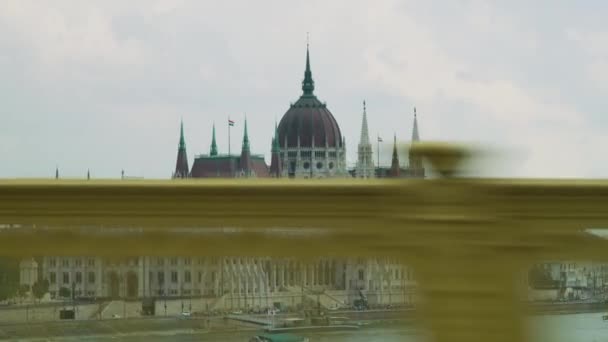 Huis Van Het Parlement Boedapest — Stockvideo