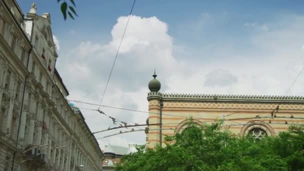 Masjid Agung Budapest — Stok Video