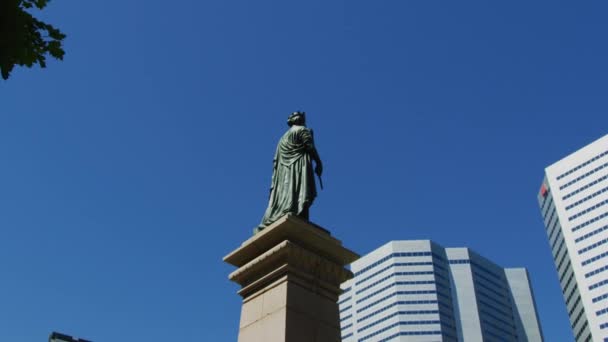 维多利亚纪念馆 加拿大蒙特利尔 — 图库视频影像