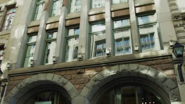 Edifício Antigo Montreal — Vídeo de Stock