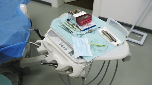 Équipement Dentaire Intérieur Une Clinique — Video