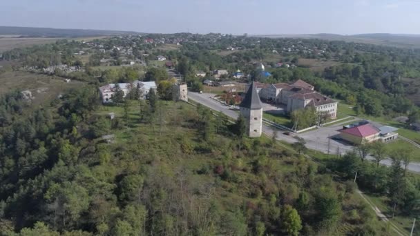ウクライナの町の空中 — ストック動画