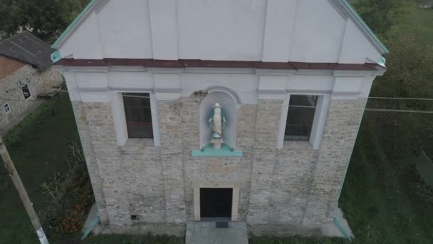 Aerial Church Sculpture — 图库视频影像