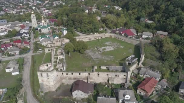 Vedere Aeriană Castelului Chorktiv — Videoclip de stoc