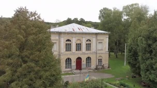 Aerial View Mansion Ukraine — Vídeo de stock