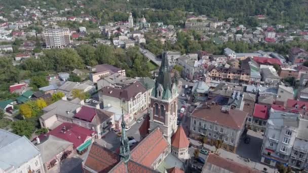 Igreja Santo Estanislau Chortkiv — Vídeo de Stock