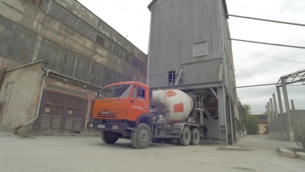 Driving Cement Truck — Stock Video