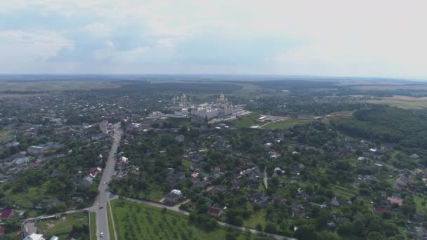 Vista Panorámica Pochaiv — Vídeo de stock