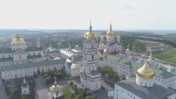 Vue Aérienne Monastère Pochaev — Video