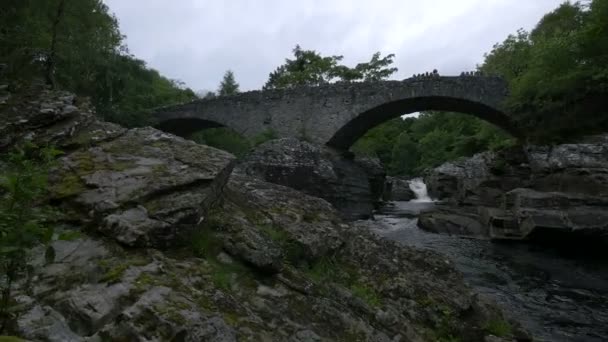 Beelden Van Thomas Telford Bridge — Stockvideo