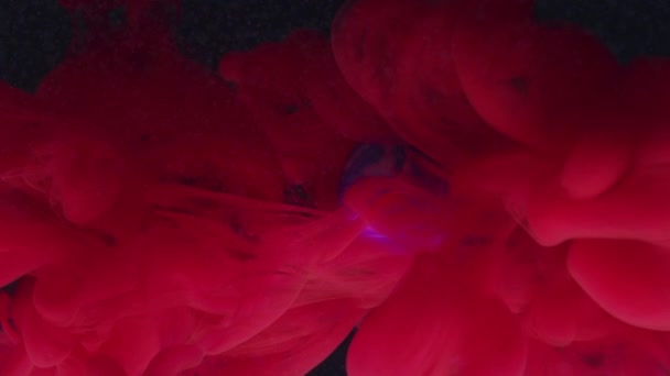 Abstrakcyjna Planeta Zasłonięta Czerwoną Chmurą — Wideo stockowe
