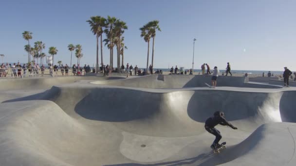 Skateboarding Venezia Stati Uniti America — Video Stock