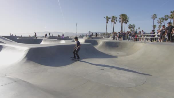 Skateboard Una Giornata Sole — Video Stock