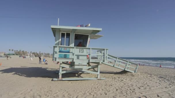 Torre Bagnino Una Spiaggia — Video Stock