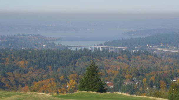 Jezioro Most Seattle — Wideo stockowe