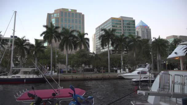 Barcos Fort Lauderdale — Vídeo de Stock