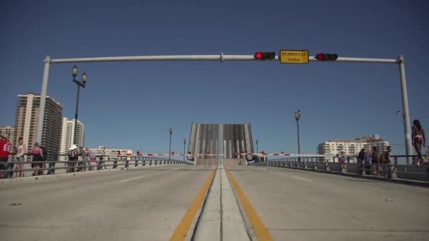 Drawbridge Fort Lauderdale — Stockvideo