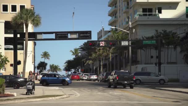 Crossroad Cidade — Vídeo de Stock