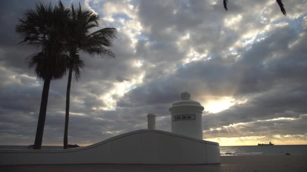 Plaża Fort Lauderdale Las Olas — Wideo stockowe