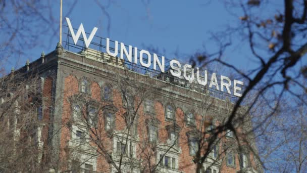 Hotel Union Square — Vídeo de Stock