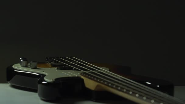 Gitara Elektryczna Bliska — Wideo stockowe