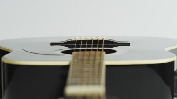Ręcznie Wybierając Gitarę — Wideo stockowe