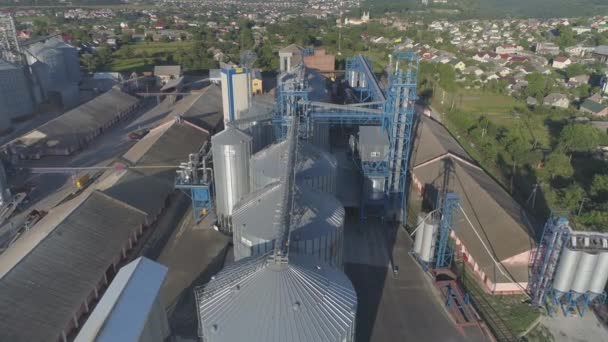 Vista Aérea Tuberías Industriales — Vídeo de stock