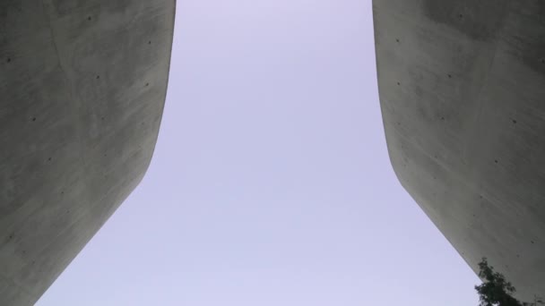 Céu Colinas Vistas Yad Vashem — Vídeo de Stock
