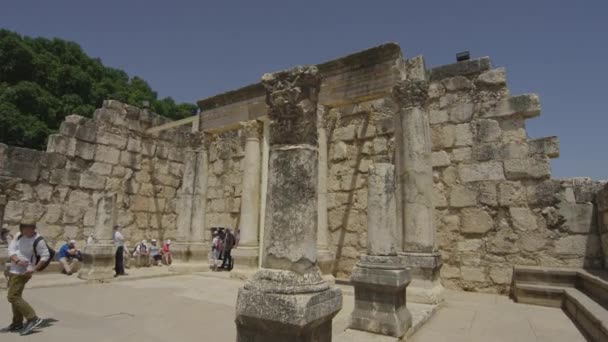 Tourists Synagogue — Stock Video