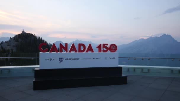 Canadá 150 Assina Sky Bistro — Vídeo de Stock