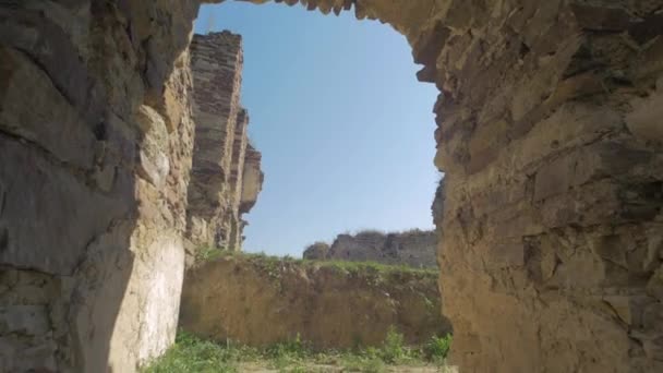 Ruinas Ucrania Concepto Viaje — Vídeo de stock