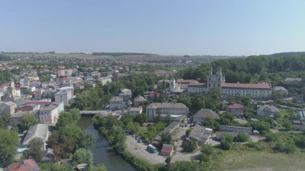 Vista Aérea Buchach — Vídeo de stock