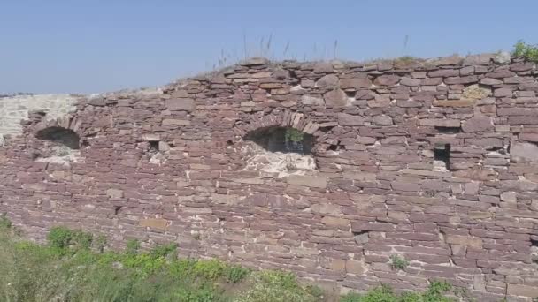 要塞の古い壁 — ストック動画