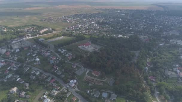 Повітряний Вид Тернопільської Області — стокове відео