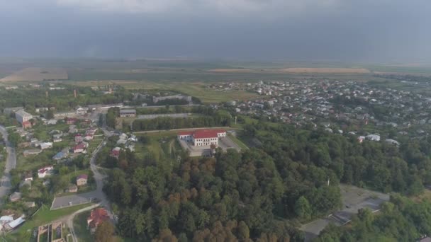 Aerial View Ternopil Region — Stock Video