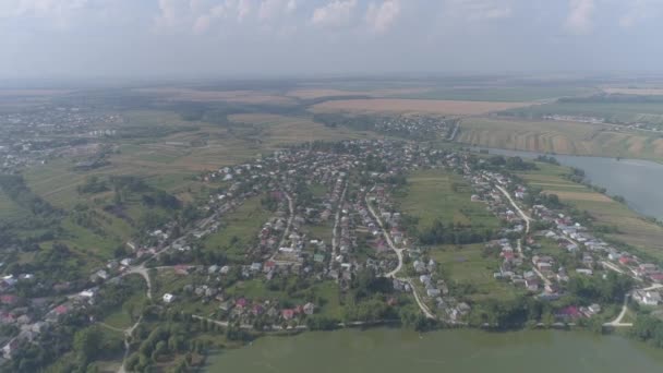 Повітряний Вид Тернопільської Області — стокове відео