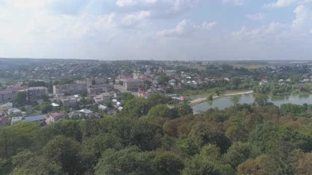 Vista Aérea Ternopil — Vídeo de stock