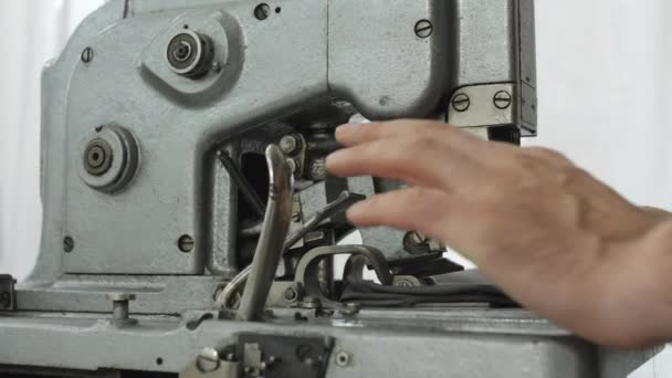 Wooble Sewing Industrial Machine – Stock-video