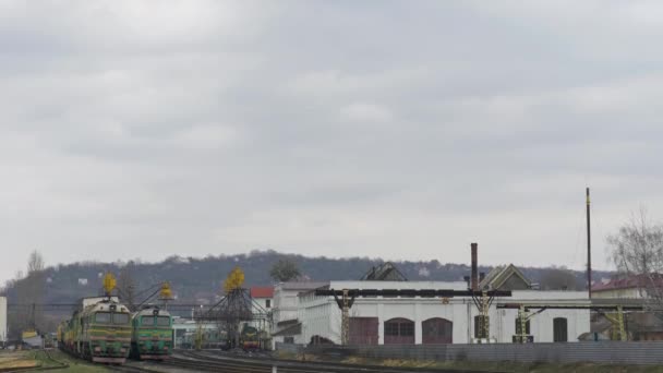 Vista Estación Tren — Vídeo de stock