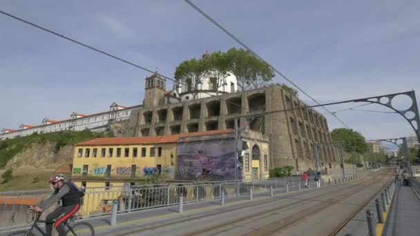 Mosteiro Serra Pilar — Vídeo de Stock