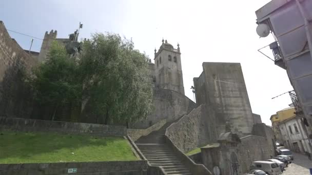 Escadaria Para Catedral — Vídeo de Stock