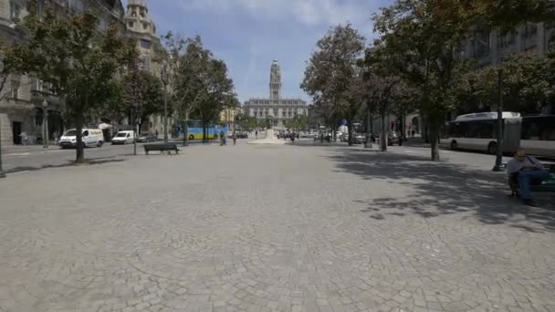 Stadhuis Stadsplein — Stockvideo