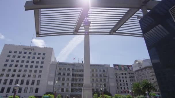 Monumen George Dewey San Francisco — Stok Video