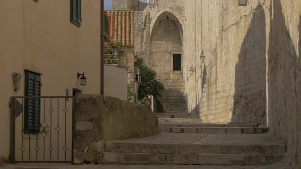 Edificios Antiguos Escaleras — Vídeos de Stock