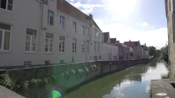 Canal Dijver Bruges — Vídeo de Stock