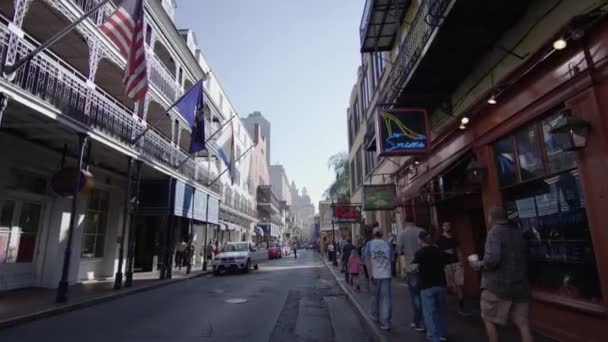 Gatan New Orleans — Stockvideo