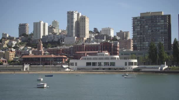 Edificios Torres Orilla San Francisco — Vídeos de Stock