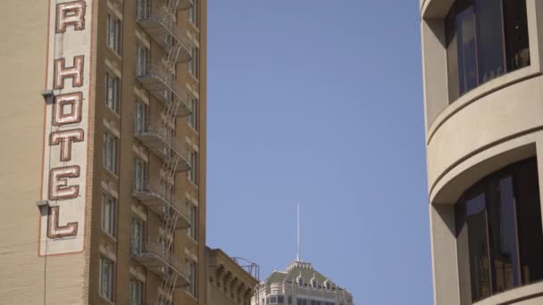 Kanzler Hotel Und Andere Gebäude — Stockvideo