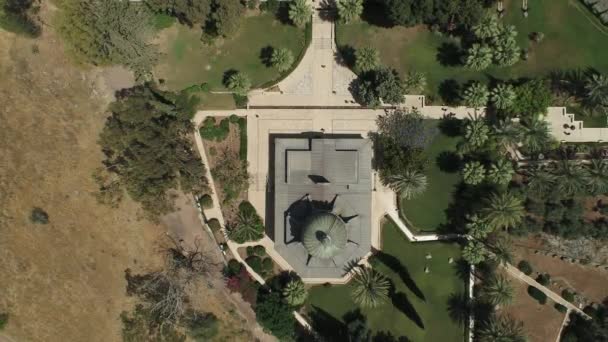 Vista Aérea Capilla Católica Romana — Vídeos de Stock